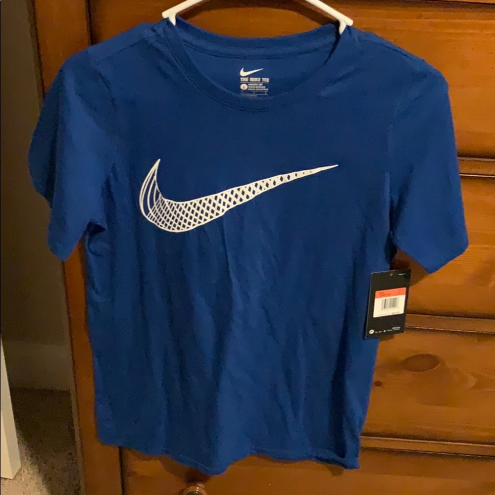 Boys Blue Nike shirt